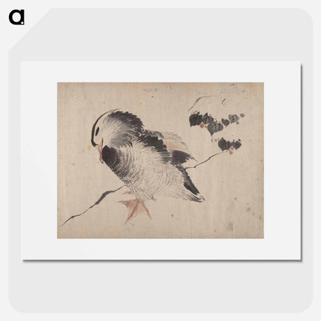 アートポスター-Japanese bird, Album of Sketches - 葛飾 北斎 Poster.
