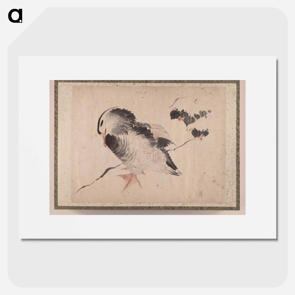 Japanese bird, Album of Sketches - Katsushika Hokusai Poster.