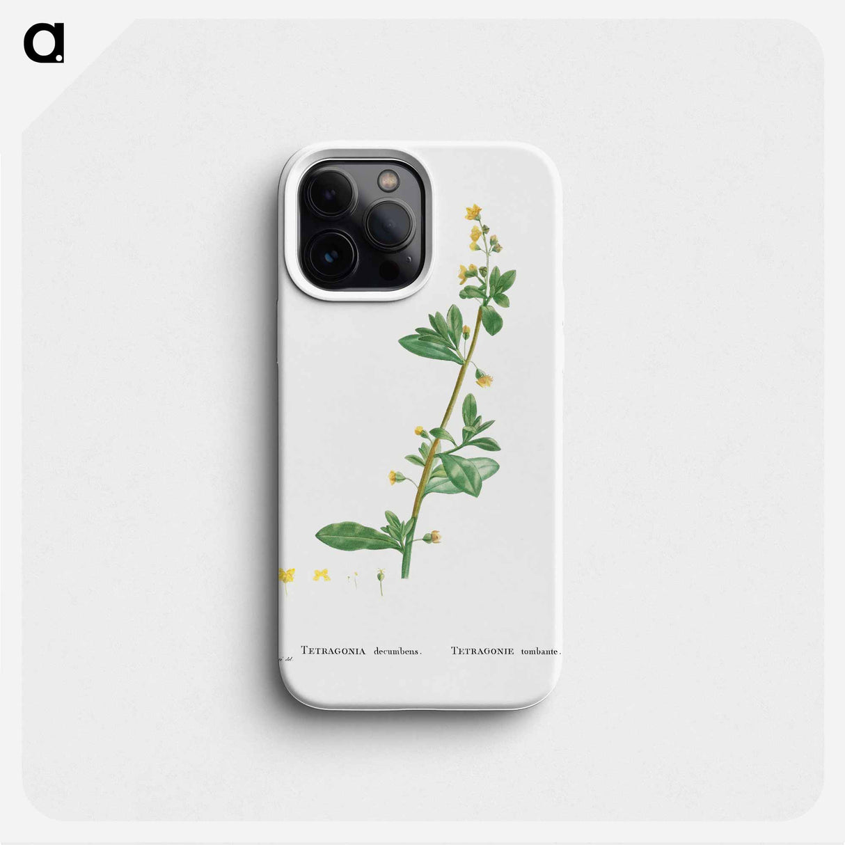 Tetragonia Decumbens (Dune Spinach) - Pierre Joseph Redouté Phone Case.