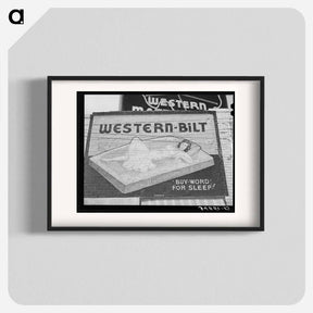 アートポスター-Mattress Factory Sign
 - ラッセル リー Poster.