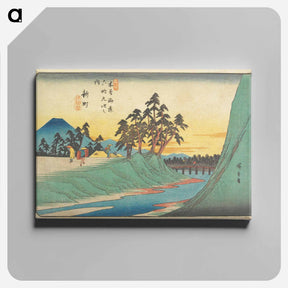 アートパネル-Ichiryūsai Artist's Seal
 - 歌川 広重 Canvas.