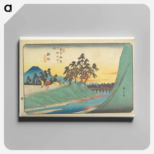 Ichiryūsai Artist's Seal
 - 歌川 広重 Canvas.