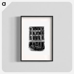 アートポスター-Building Facade from Philadelphia As It Is
 - 大英図書館 Poster.