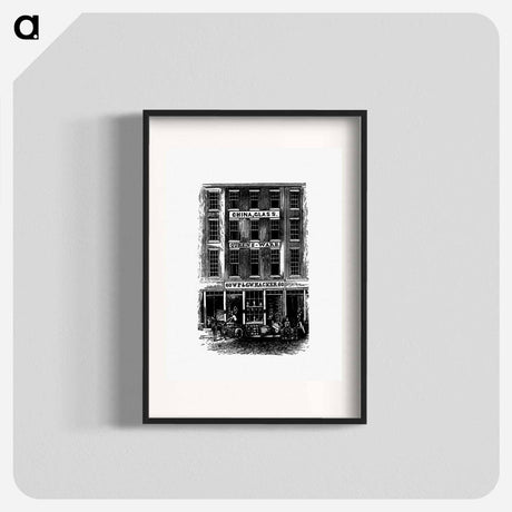 アートポスター-Building Facade from Philadelphia As It Is
 - 大英図書館 Poster.