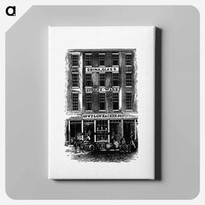アートパネル-Building Facade from Philadelphia As It Is
 - 大英図書館 Canvas.