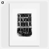 アートポスター-Building Facade from Philadelphia As It Is
 - 大英図書館 Poster.