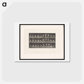 アートポストカード-Bricklayer
 - エドワード マイブリッジ Postcard.