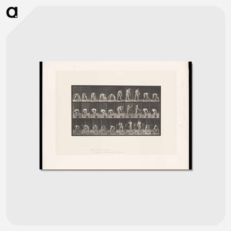 アートポストカード-Bricklayer
 - エドワード マイブリッジ Postcard.