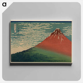 アートパネル-Fine Wind, Clear Morning - 葛飾 北斎 Canvas.