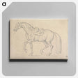 アートパネル-Saddled Horse, Walking to Left
 - イェール大学アートギャラリー Canvas.