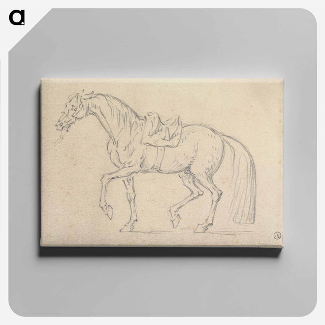 アートパネル-Saddled Horse, Walking to Left
 - イェール大学アートギャラリー Canvas.