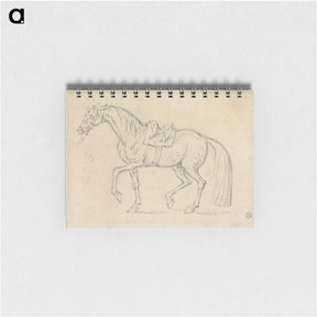 アートメモ帳-Saddled Horse, Walking to Left
 - イェール大学アートギャラリー Memo.