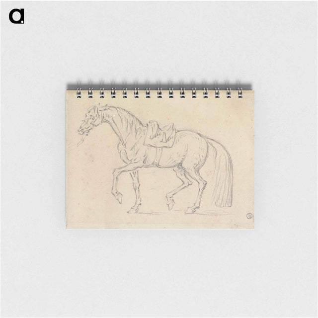 アートメモ帳-Saddled Horse, Walking to Left
 - イェール大学アートギャラリー Memo.