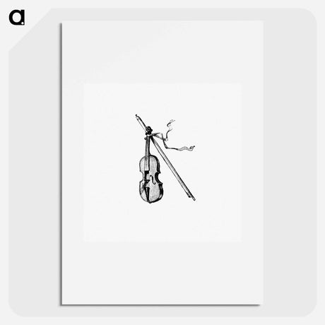 アートポスター-Violin from Nimrod In The North, Or Hunting And Fishing Adventures In The Artic Regions
 - 大英図書館 Poster.