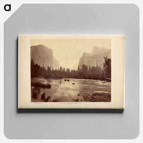 アートパネル-Valley of the Yosemite, from Rocky Ford
 - エドワード マイブリッジ Canvas.