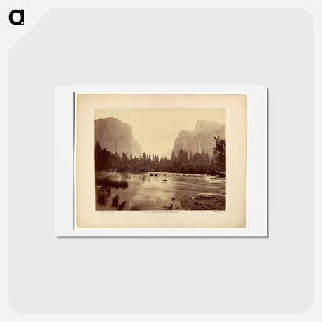 アートポストカード-Valley of the Yosemite, from Rocky Ford
 - エドワード マイブリッジ Postcard.