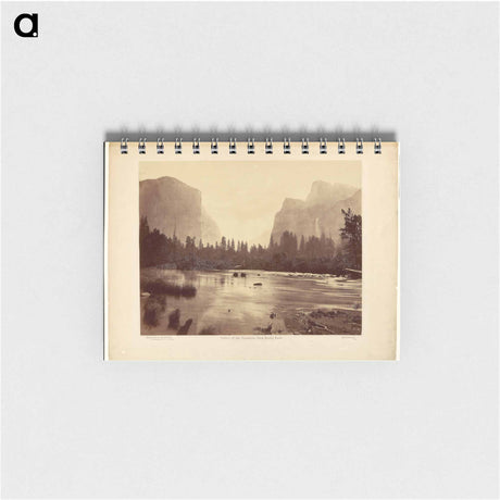 アートメモ帳-Valley of the Yosemite, from Rocky Ford
 - エドワード マイブリッジ Memo.