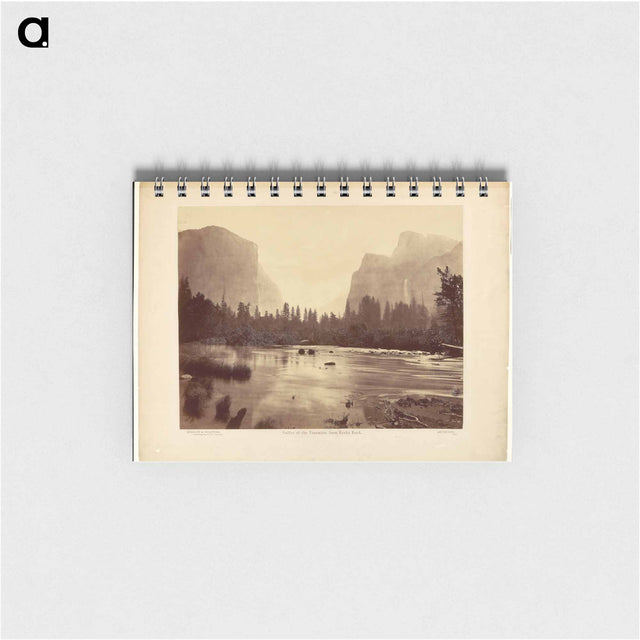 アートメモ帳-Valley of the Yosemite, from Rocky Ford
 - エドワード マイブリッジ Memo.