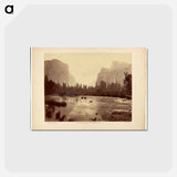 アートポストカード-Valley of the Yosemite, from Rocky Ford
 - エドワード マイブリッジ Postcard.