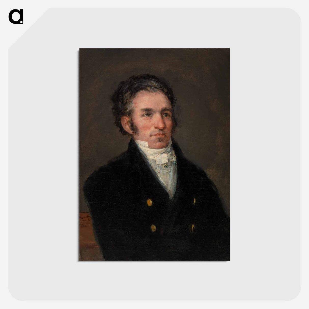アートポストカード-Portrait of Jacques Galos
 - バーンズ・コレクション Postcard.