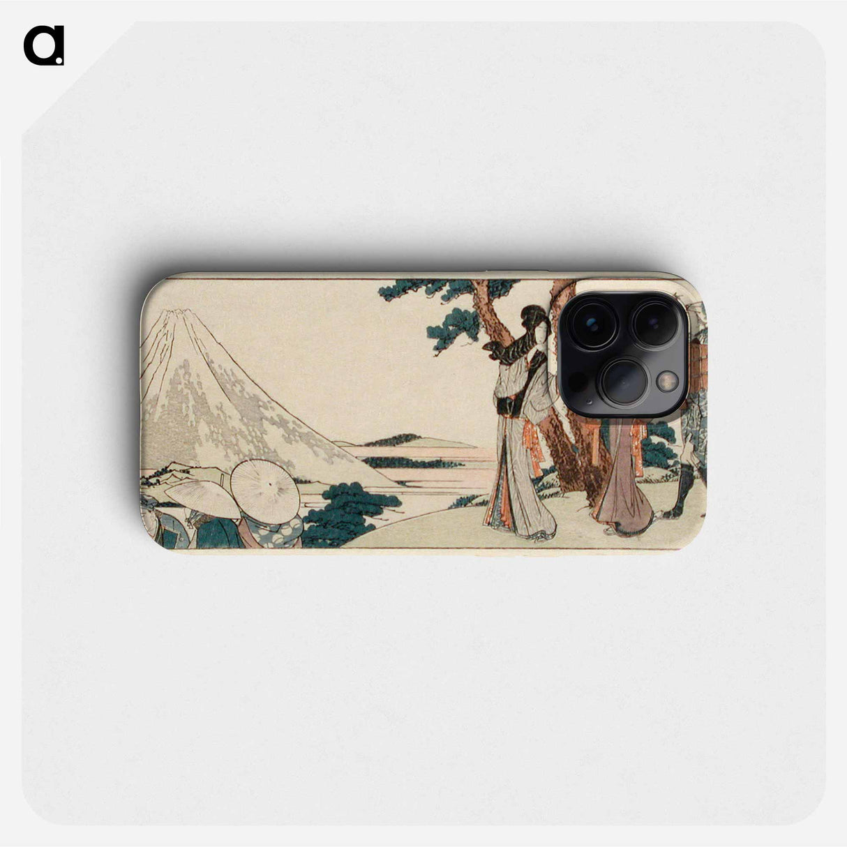 Hara. 3 ri and 6 chō to Yoshiwara - 葛飾 北斎 Phone Case.