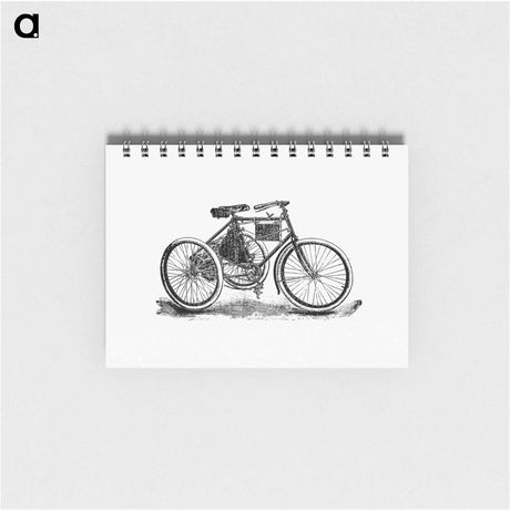 アートメモ帳-Bicycle from Cycling In Bengal
 - 大英図書館 Memo.