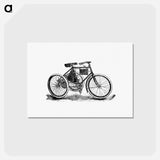 アートポストカード-Bicycle from Cycling In Bengal
 - 大英図書館 Postcard.