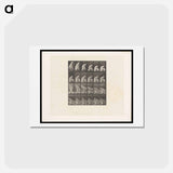 アートポストカード-Woman with Bucket
 - エドワード マイブリッジ Postcard.