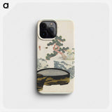 A comparison of Genroku poems and shells - Katsushika Hokusai Phone Case.