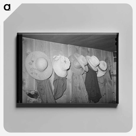 アートパネル-Farmers' Hats, Pie Town
 - ラッセル リー Canvas.