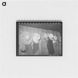 アートメモ帳-Farmers' Hats, Pie Town
 - ラッセル リー Memo.
