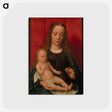 アートポストカード-Virgin and Child
 - バーンズ・コレクション Postcard.