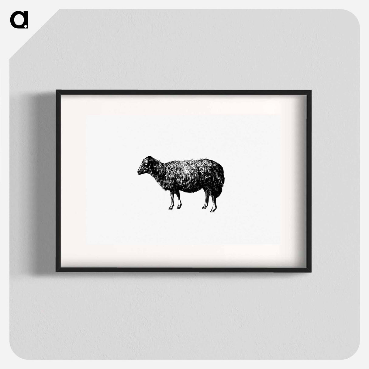 アートポスター-Sheep, In The Malakani Colony
 - 大英図書館 Poster.