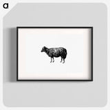 アートポスター-Sheep, In The Malakani Colony
 - 大英図書館 Poster.