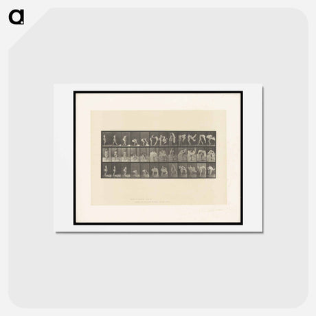 アートポストカード-Draped Figure
 - エドワード マイブリッジ Postcard.