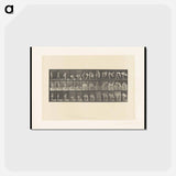 アートポストカード-Draped Figure
 - エドワード マイブリッジ Postcard.