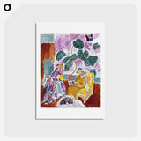 アートポストカード-Deux Femmes Dans La Verdure Avec Un Chien - アンリ マティス Postcard.