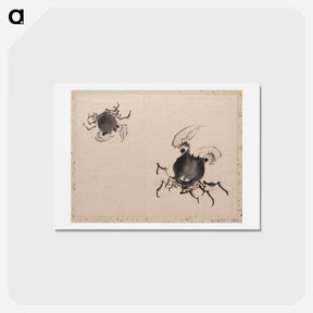 アートポストカード-Japanese crab - 葛飾 北斎 Postcard.