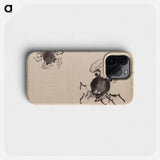 Japanese crab - Katsushika Hokusai Phone Case.