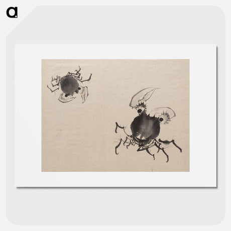 アートポスター-Japanese crab - 葛飾 北斎 Poster.