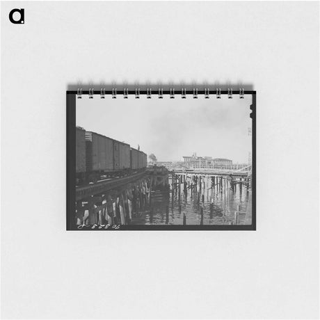 アートメモ帳-Astoria Harbor
 - ラッセル リー Memo.