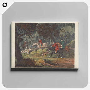 アートパネル-Fox-hunting: Breaking Cover
 - イェール大学アートギャラリー Canvas.