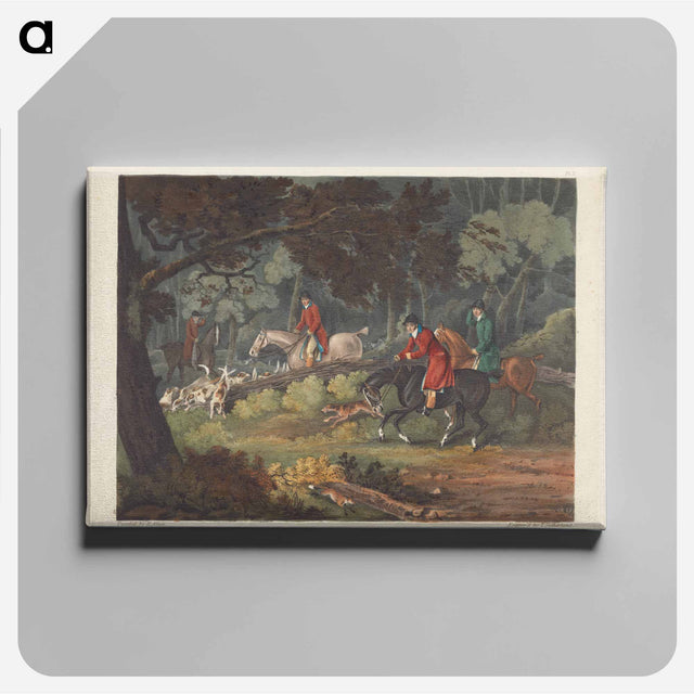 アートパネル-Fox-hunting: Breaking Cover
 - イェール大学アートギャラリー Canvas.