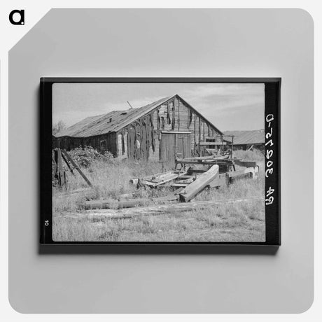 アートパネル-Lumber Camp Remains
 - ラッセル リー Canvas.