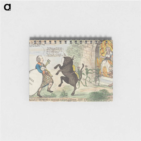 アートメモ帳-The Oriental Orpheus, or, Scotch Conjurer Charming John Bull with the Idea of Eastern Resources
 - イェール大学アートギャラリー Memo.