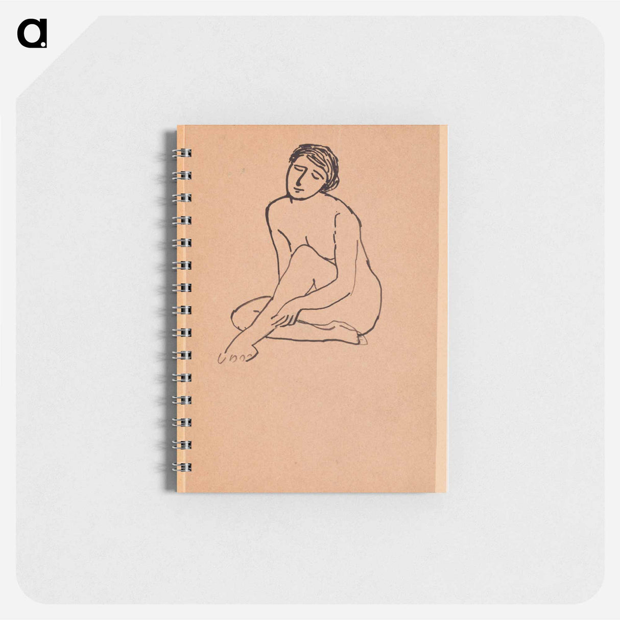 アートメモ帳-Woman - Nude Sitting
 - バーンズ・コレクション Memo.