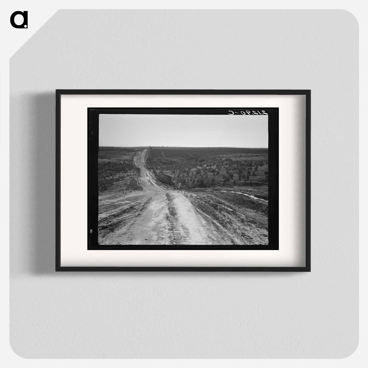 Landscape on top of bench - Dorothea Lange Poster.