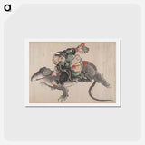 アートポストカード-Daikokuten - 葛飾 北斎 Postcard.
