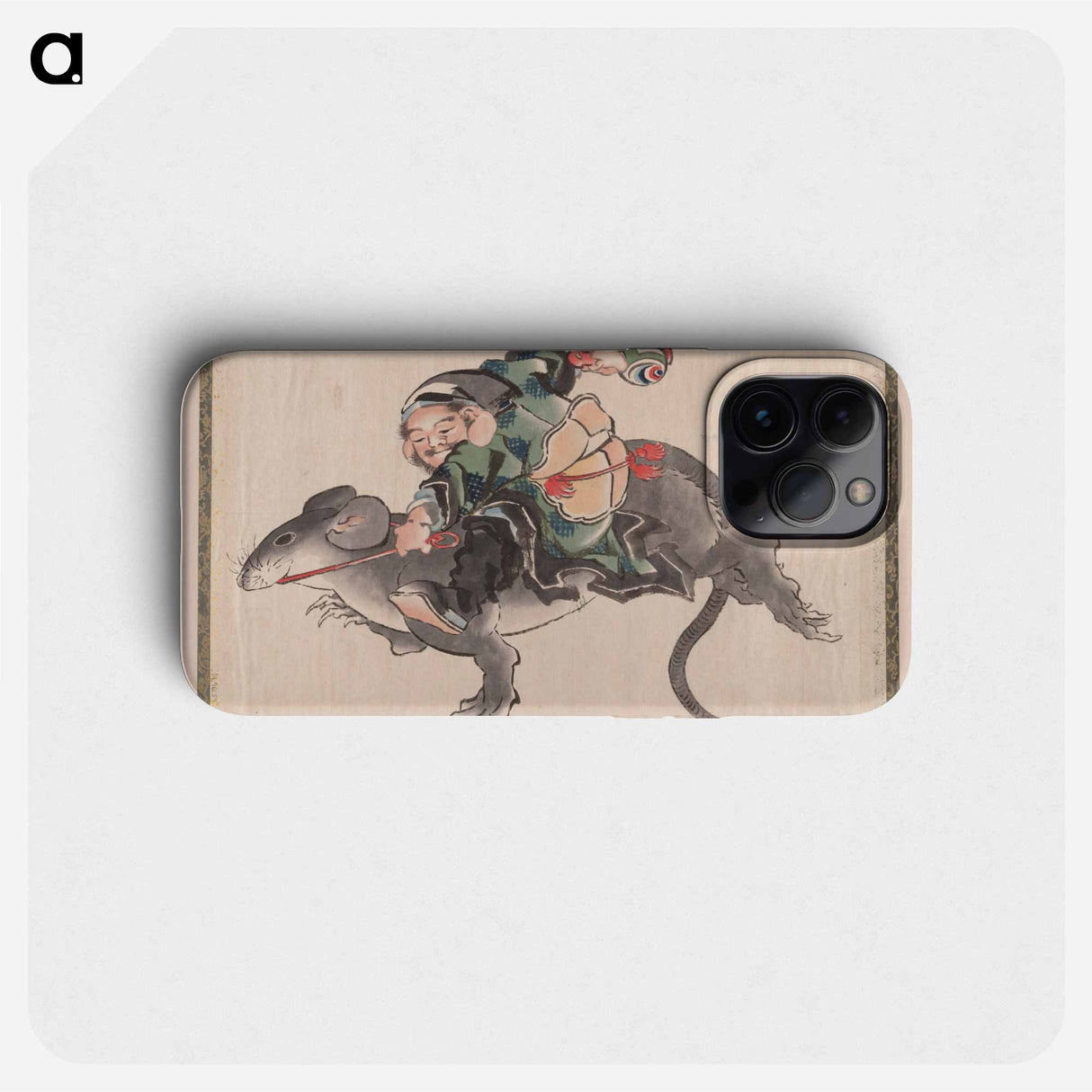 Daikokuten - Katsushika Hokusai Phone Case.