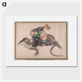 Daikokuten - Katsushika Hokusai Poster.